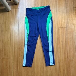 Ideology Kids Leggings - Blue and Green